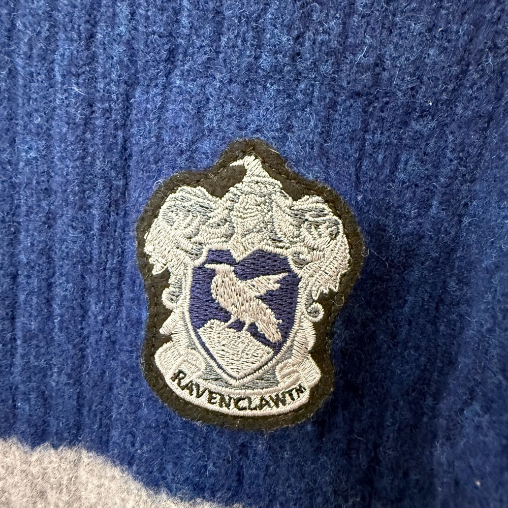Universal Studios Harry Potter Ravenclaw Qudditch Wool Sweater Large - Picture 2 of 8